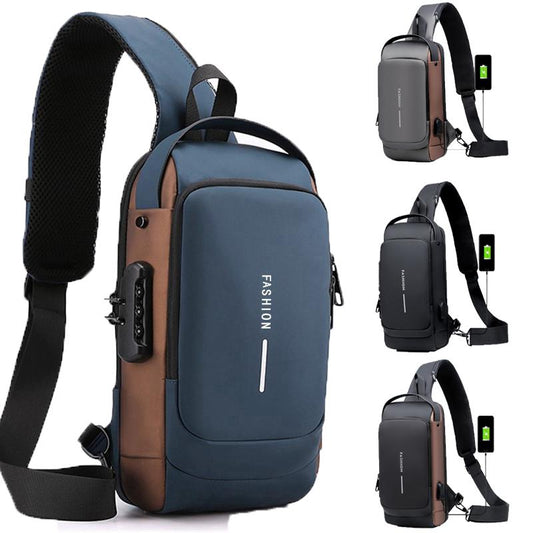 Anti Theft Crossbody Sling Backpack